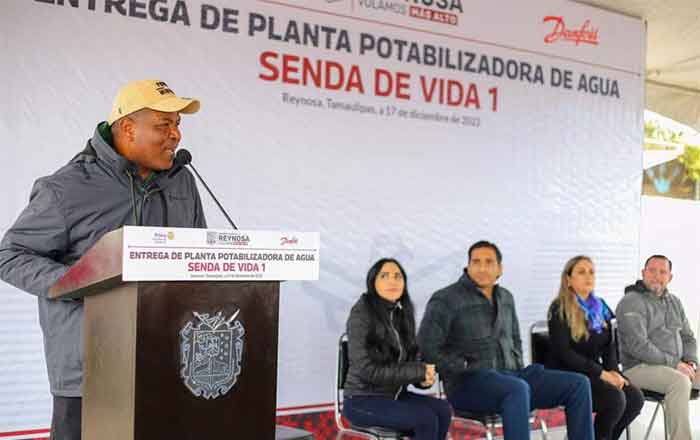 Carlos Peña inaugura planta potabilizadora en Senda de Vida 1 1 SENDA DE VIDA