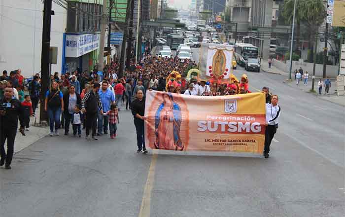 Héctor García encabeza peregrinación del SUTSMG en Guadalupe 1 guadaLUPE