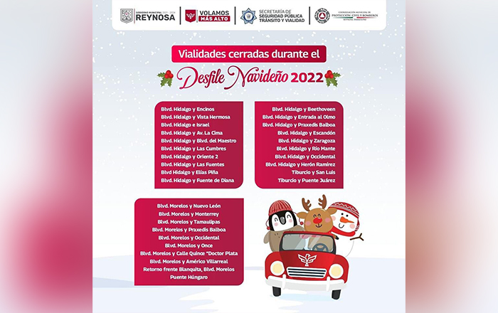Todo listo para el desfile navideño 1 ruta portada