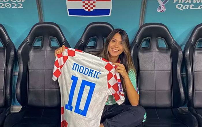 En el Mundial mexicana se raya con jersey de Modric 1 sda