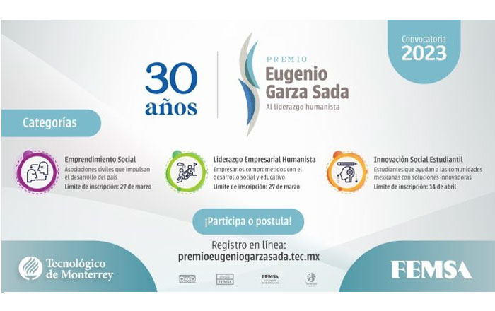 FEMSA y el Tec de Monterrey convocan a participar en el Premio Eugenio Garza Sada 1 30