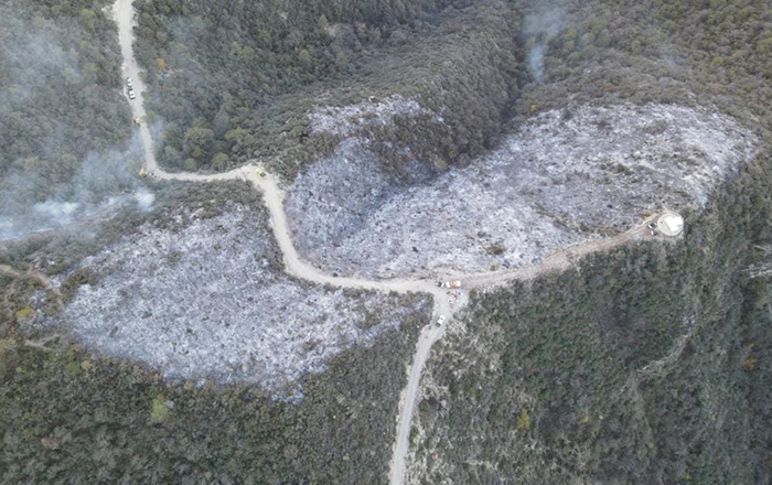 Nuevo incendio afecta seis hectáreas de la Sierra de Santiago 1 323850477 705353661182621 570424090278718516 n