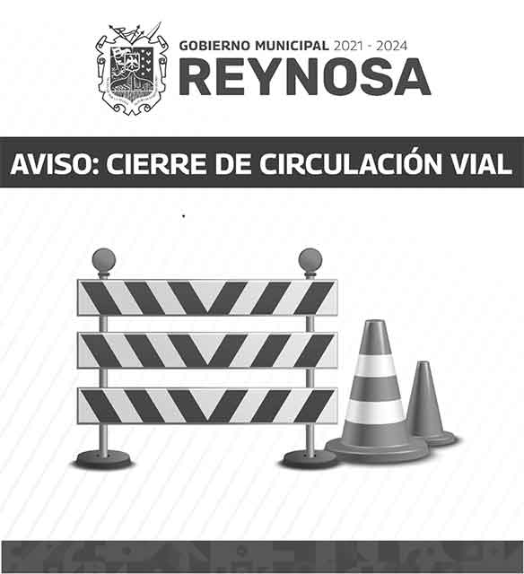 Anuncian cierre de calle Camino Real en el Campestre 1 AVISO 3