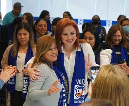 Mujeres reynosenses refrendan compromiso con Imelda Sanmiguel 1 IMELDA 2 1