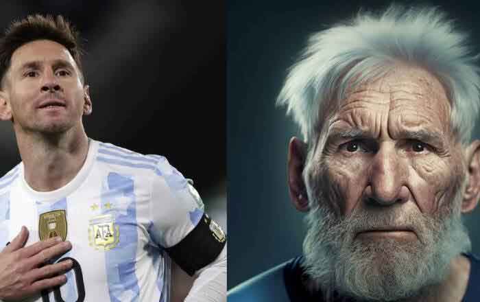 Cómo se verían Messi y Ronaldo cuando sean ancianos 1 LIONEL MESSI