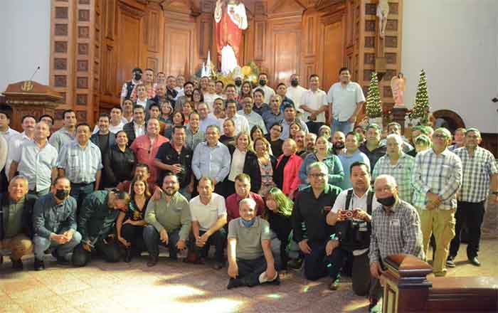 Celebran a periodistas con misa en Catedral de Victoria 1 PERIODISTAS VICTORIA