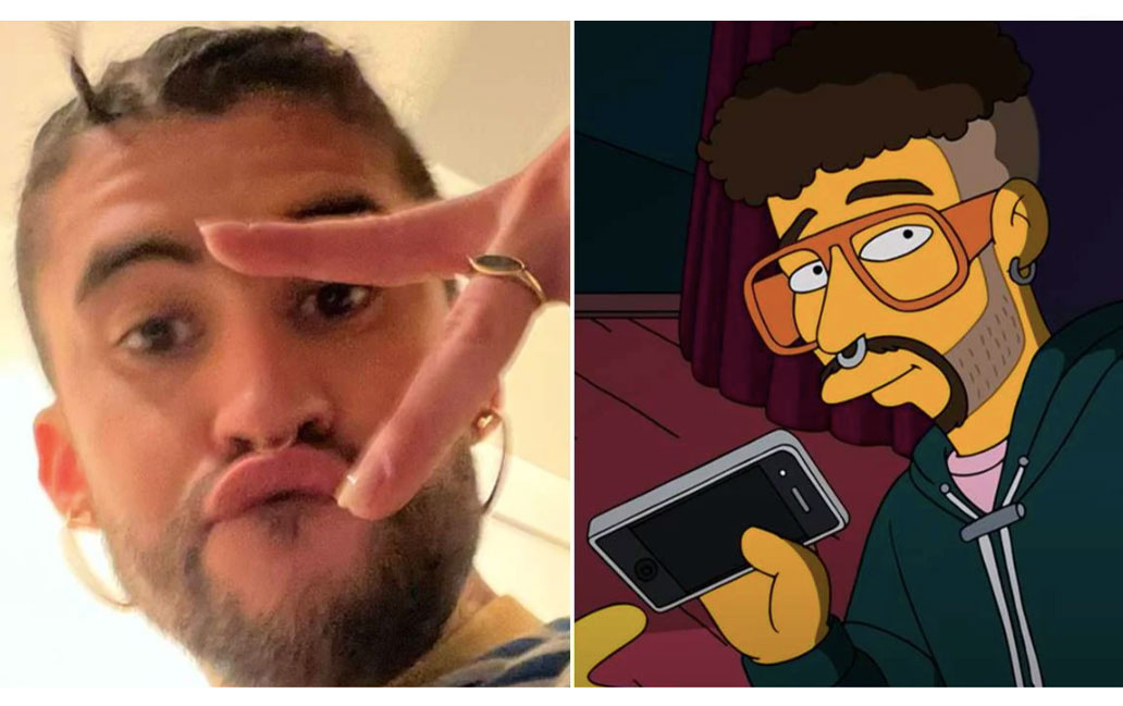 'Los Simpson' y su predicción sobre Bad Bunny con los celulares 1 bad