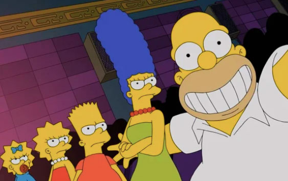 'Los Simpson' y su predicción sobre Bad Bunny con los celulares 3 homs