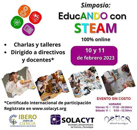 Invita SET a Simposio 'Educando con STEAM' 1 SIMPOSIO 2