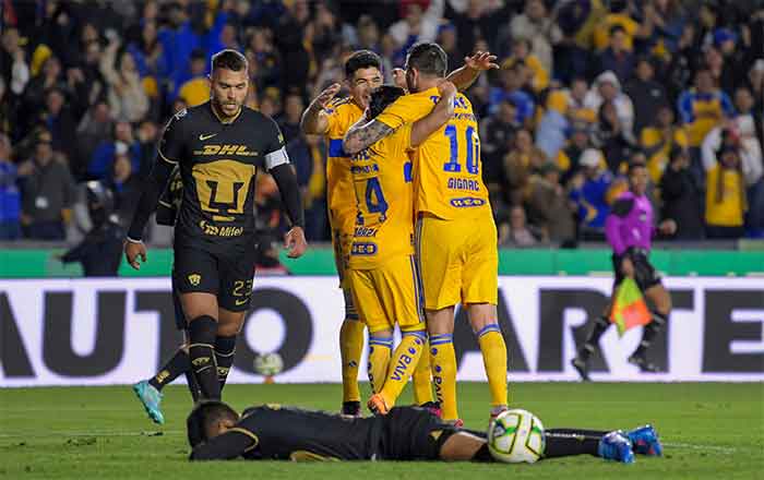 Debuta 'Chima' con victoria ante Pumas 2 TIGRES 4
