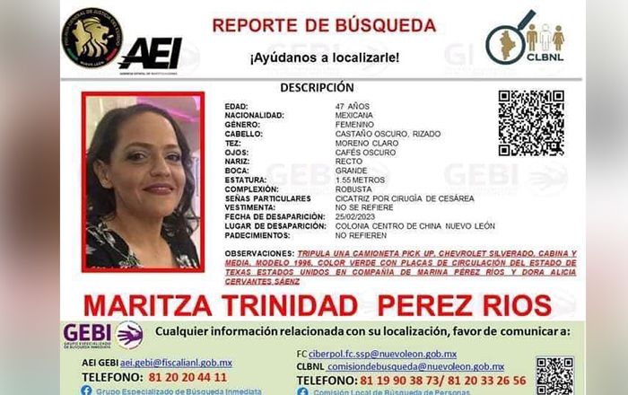 Lanza alerta de búsqueda por tres mujeres en China 1 desaparecida