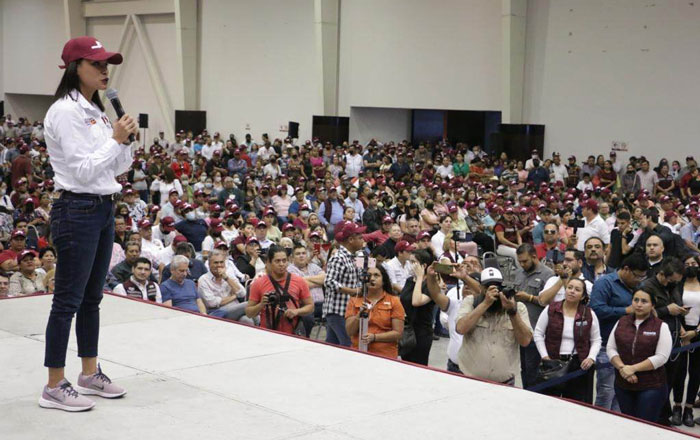 Pintaremos el Senado de guindo, dice Victoria a JR 1 pao