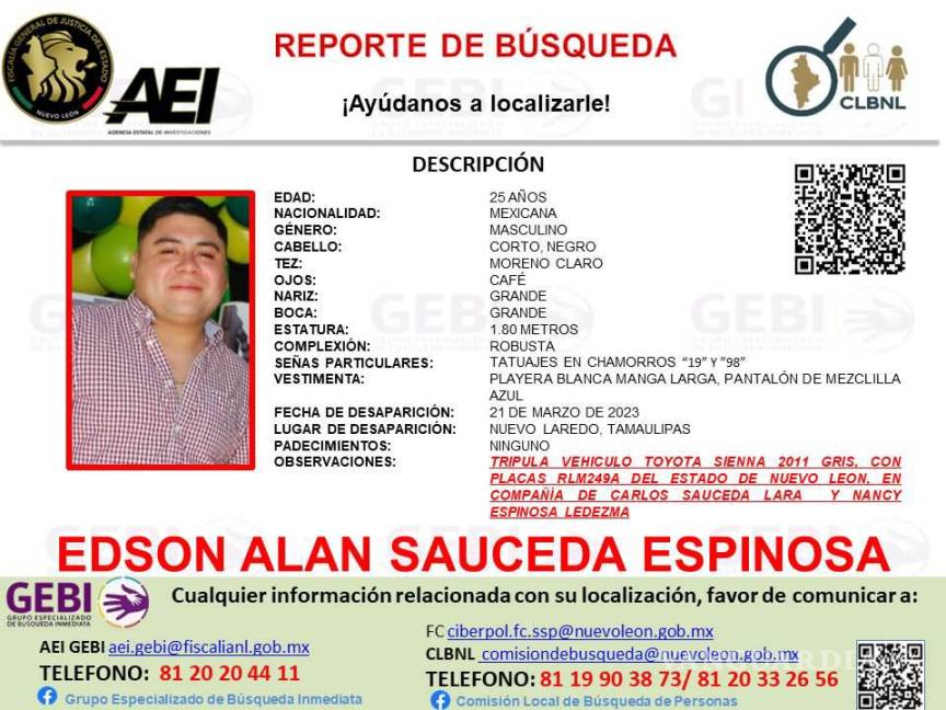 Desaparecida en Tamaulipas una familia de Nuevo León al regresar de Texas 3 336012483 155744390743391 4019344404881912377 n