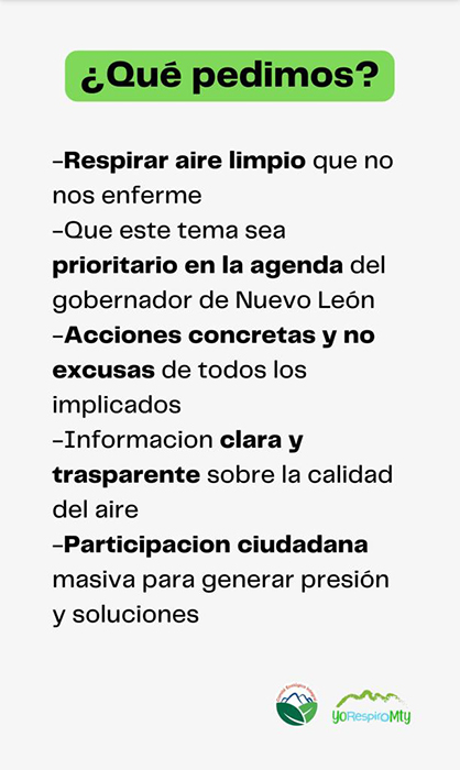 Convocan a marcha por aire limpio en NL 3 336327597 956315602026257 1619268723794090294 n