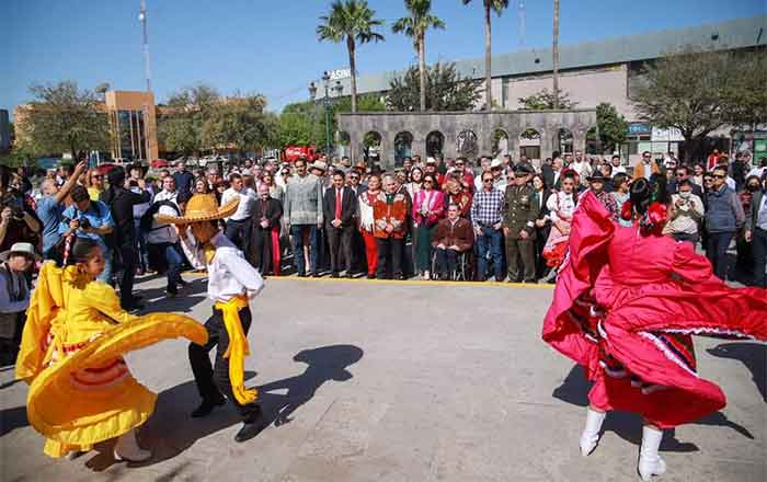 Con desfile de bandas y bailables celebran reunión de alcaldes 1 BAILABLES REYNOSA