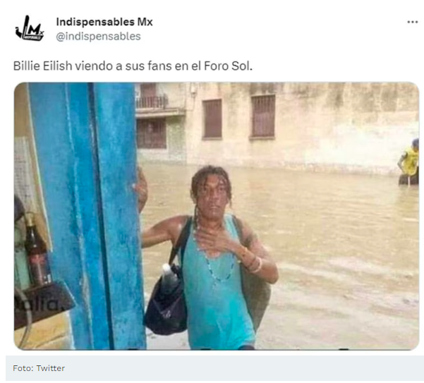Billie Eilish cancela concierto en Foro Sol y desata lluvia de memes 5 Captura de pantalla 2023 03 30 a las 10.33.14 a. m