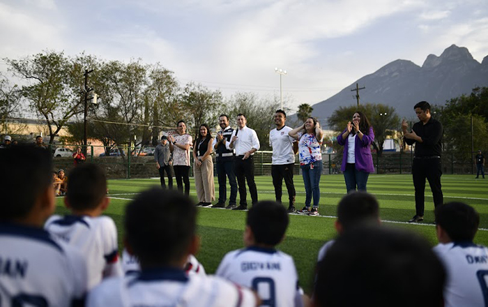 Inauguran Multideportivo que tendrá la primera escuela municipal de futbol 1 DEPORTIVO PLUTARCO 1