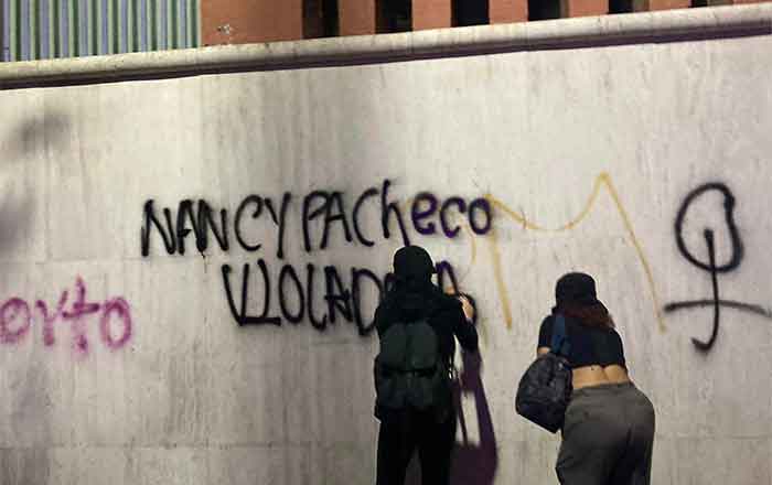 Surge el vandalismo en la marcha por el 8M en Monterrey 5 GRAFFIT 2