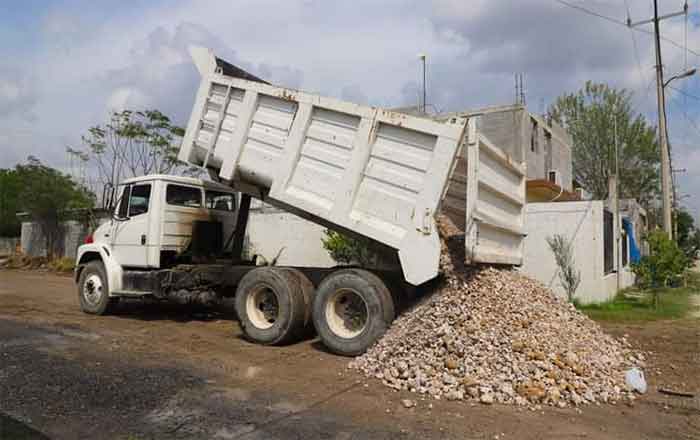 En Río Bravo trabajan para mejorar las vialidades 1 RIO BRAVO 2 1