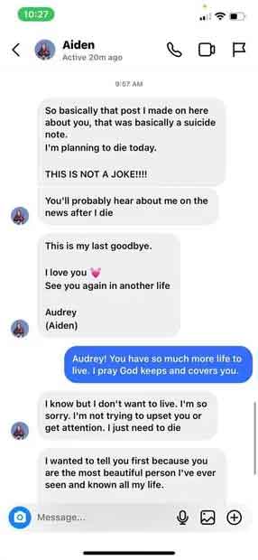 'Estoy planeando morir hoy', posteó en redes la atacante de Nashville 1 TUIT 1