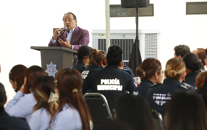 Conmemora Escobedo 8M con mujeres policías 3 policia 2