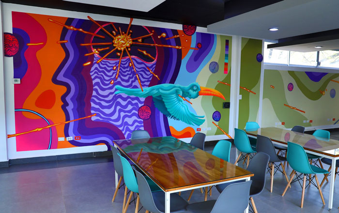 Reflejan murales procesos creativos de estudiantes de FAV 2 ral