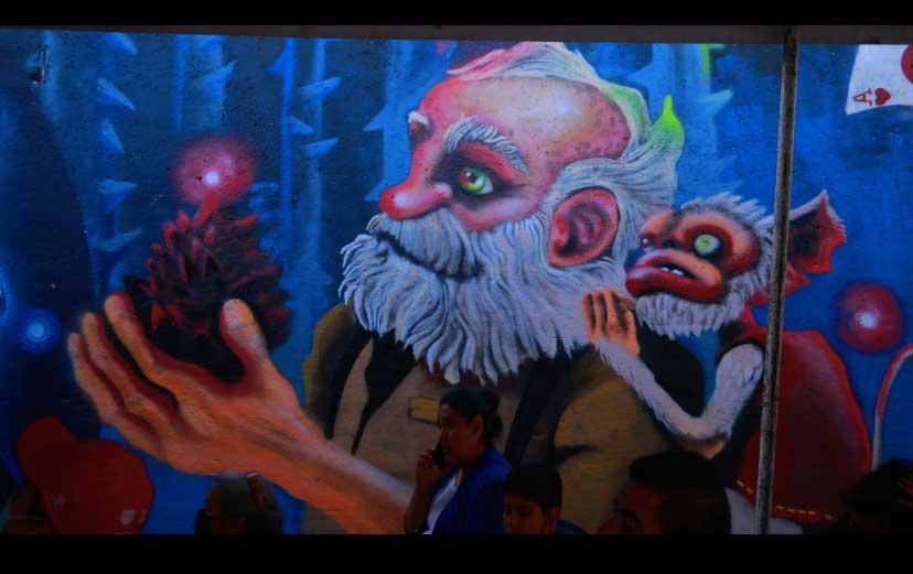 Con mural en Iztapalapa, rinden homenaje a Guillermo del Toro 2 yep
