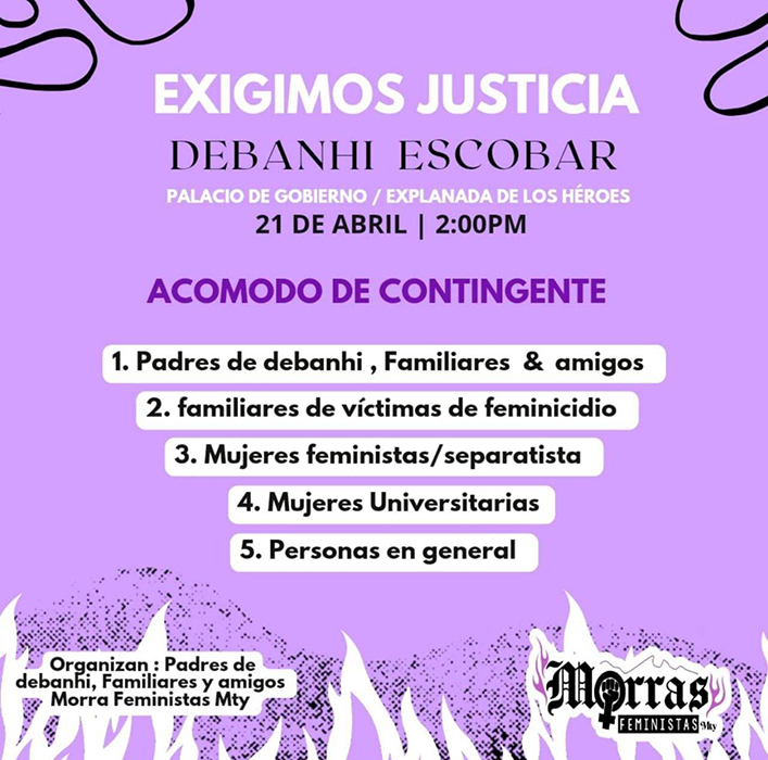 Invitan a marchar a un año de la muerte de Debanhi Escobar 1 340655576 1452960318780695 6909041180736233550 n