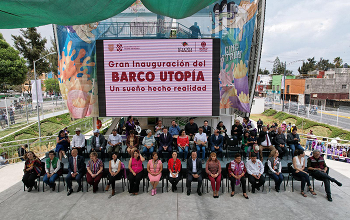 Sheinbaum y el gobernador de Veracruz inauguran Barco Utopía en Iztapalapa 1 341227320 3441081489498560 1720397211485390567 n