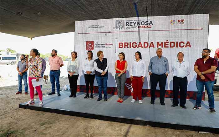 Acercan brigada médica 'Primero Sanos' a familias de Reynosa 1 BRIGADA 1