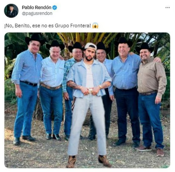 Bad Bunny invita a Grupo Frontera a Coachella 2023 y deja memes 1 Captura de Pantalla 2023 04 22 a las 12.39.04
