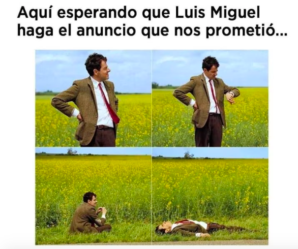 Luis Miguel deja a fans en espera y surgen memes 3 Captura de pantalla 2023 04 19 a las 7.56.17 p. m