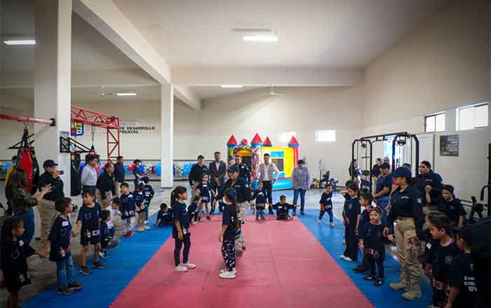 Disfrutan niños jornada 'Policía por un día' en Guadalupe 1 GUADALUPE 2 2