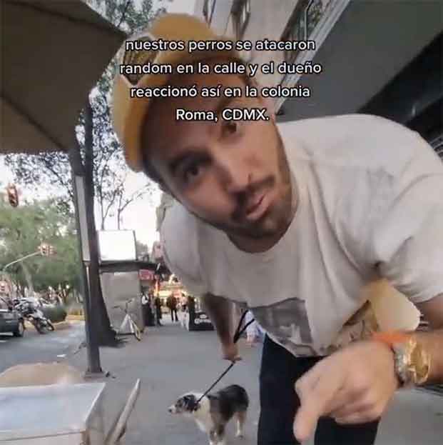 Joven exhibe a hombre que la agrede por pelea de mascotas 1 PERRO 2