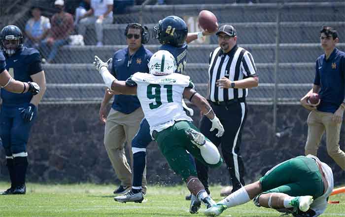 Cheyennes derrota a Pumas en la Intermedia de la ONEFA 2 PUMAS CU 3