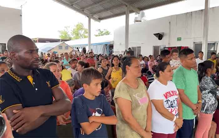 Visita Américo Villarreal albergue ‘Senda de Vida’ 2 SENDA DE VIDA