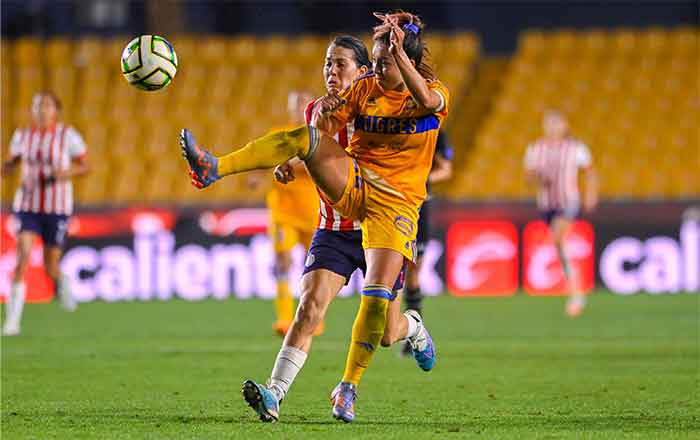 Tigres y Chivas femenil no se hacen daño en El Volcán 5 TIGRES FEM 2 1