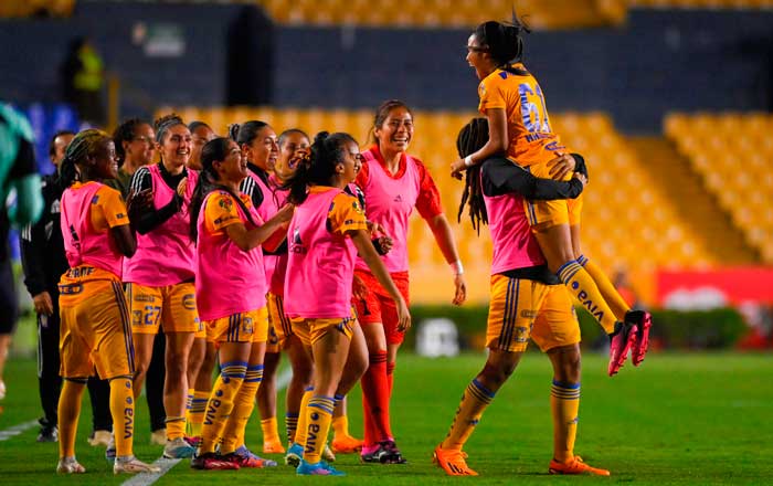 Tigres Femenil en plan grande, golean a Mazatlán 4 fs