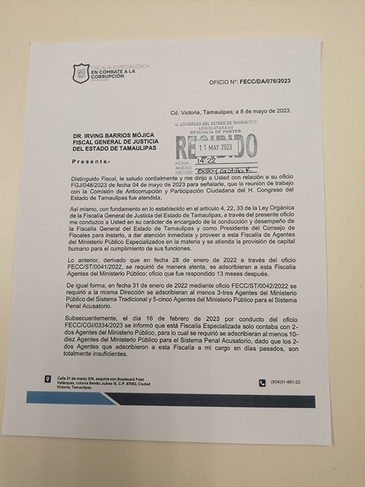Fiscal pide escoltas y auto blindado pues medios ‘lo están señalando’ 1 1