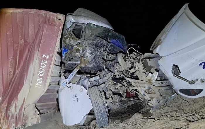 Tractocamión con tabaco se vuelca en Carretera Estatal 2 344625308 1253356811965149 769024553196252717 n