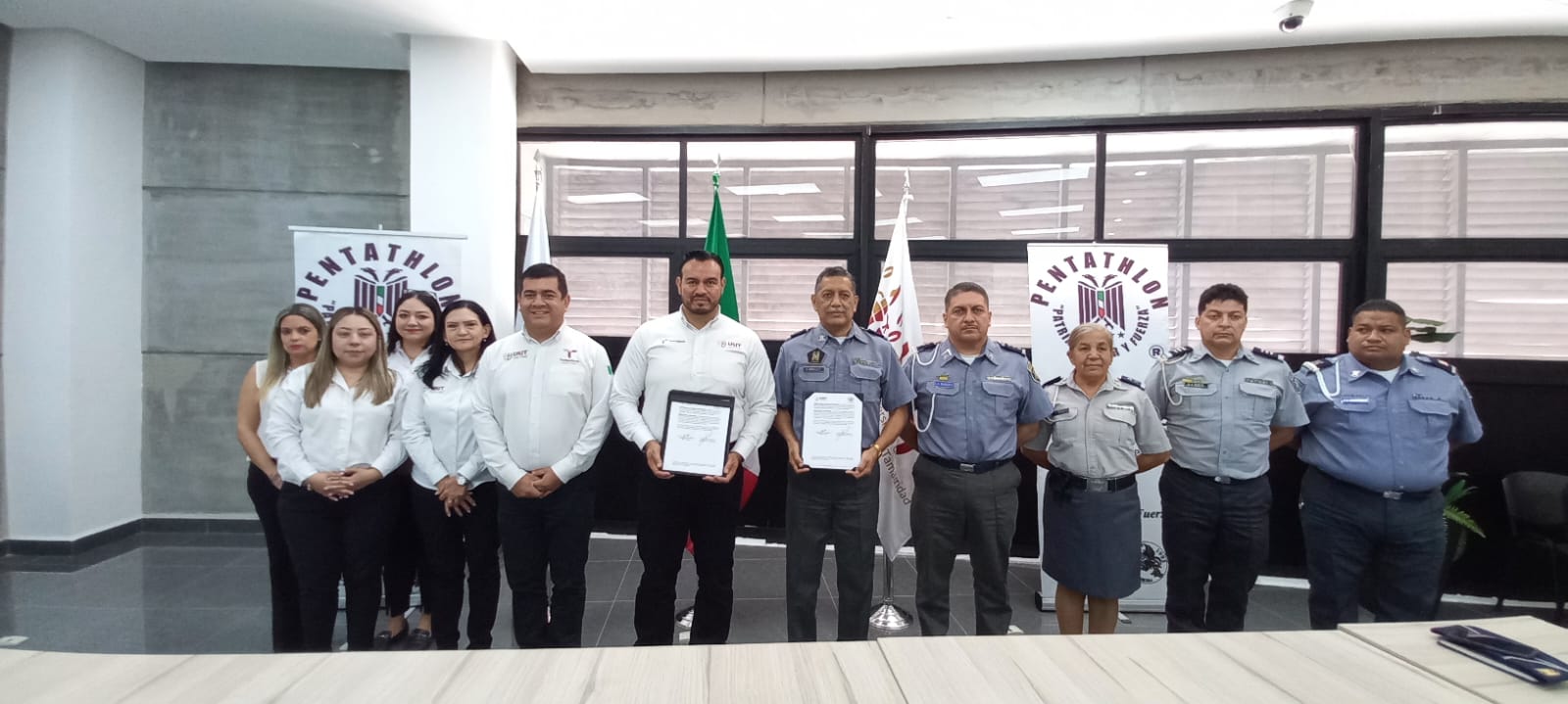 Firman convenio de colaboración Pentatlón deportivo Militarizado y USJT 1 345452693 6193299884123703 8391025236400125866 n