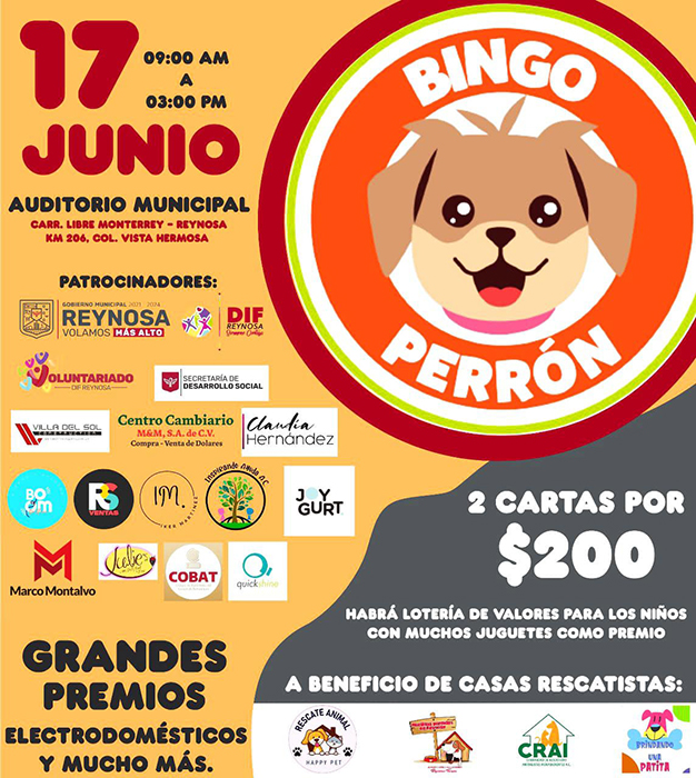 Buscan recaudar fondos con un ‘Bingo Perrón’ 2 346103672 1192598791389099 8756678348544243665 n