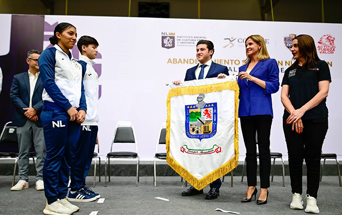 Abandera a atletas de Nuevo León de los Nacionales CONADE 2023 1 348358928 241754938545771 6041430539421363747 n