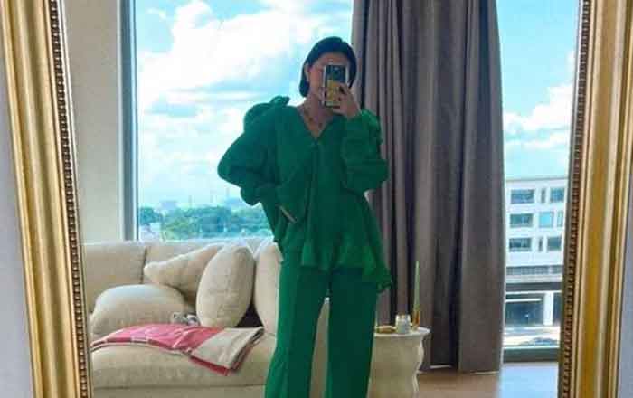 Ángela Aguilar y su look verde ideal para el verano 1 ANGELA 2