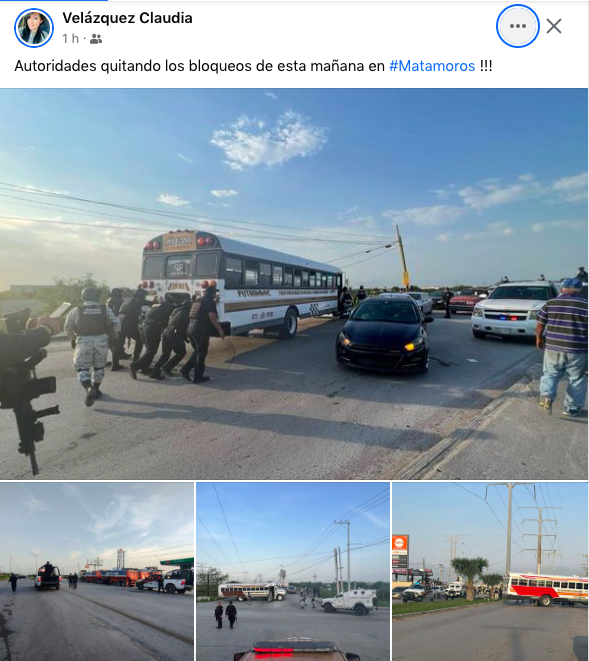 No hay bloqueos en Tamaulipas; existieron algunos: Sedena 1 Captura de pantalla 2023 05 02 a las 11.46.57 a. m