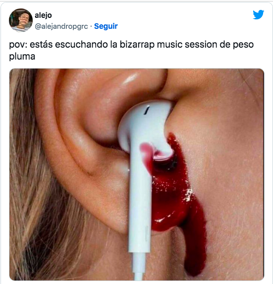 Peso Pluma y Bizarrap lanzan Music Sessions 55 y los memes no fallan 2 Captura de pantalla 2023 05 31 a las 7.10.05 p. m