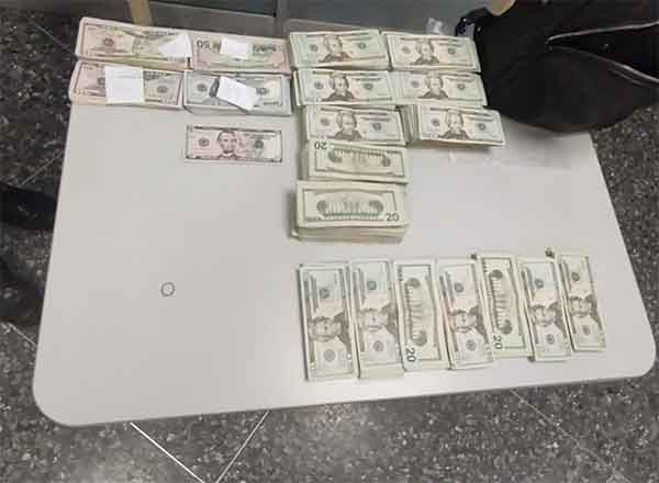 Les toca rojo en la aduana; los detienen con 59 mil dólares en Matamoros 1 DOLARES