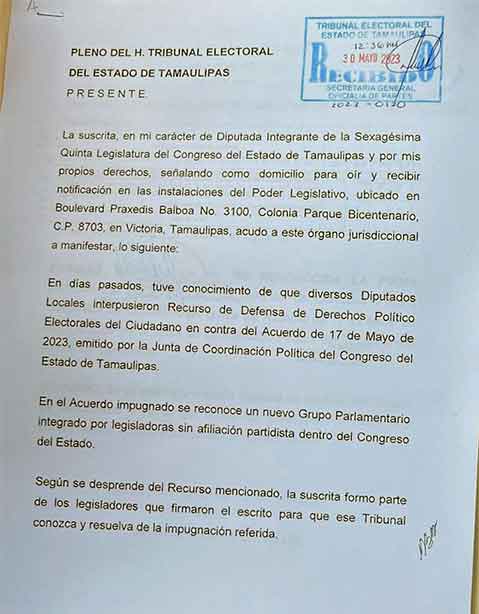 Diputada panista exige a FGJ abrir investigación por firma falsa 1 FIRMA 2