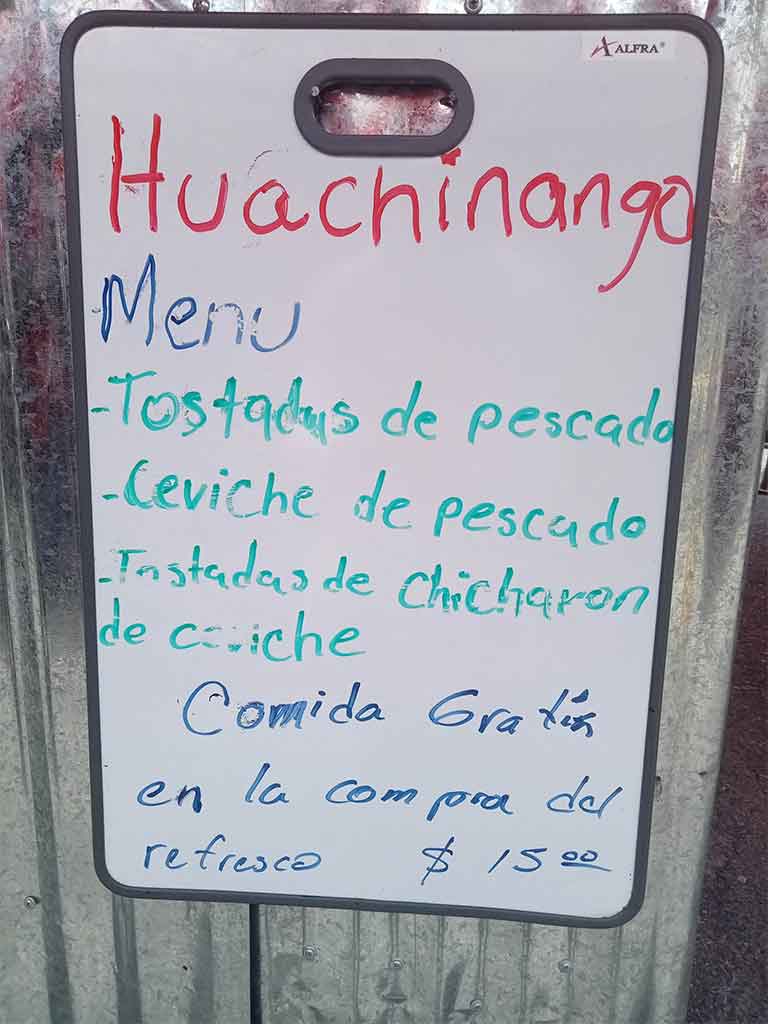 El Huachinango ofrece comida gratis... en la compra de un refresco 2 HUACHINANGO 3