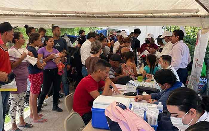 Ofrecen consultas médicas a migrantes en Matamoros 1 MATAMOROS 2 4